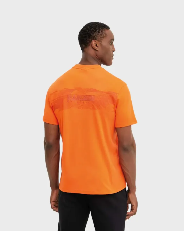 Napapijri Vanni T-Shirt Oranje sold by Burned Sports