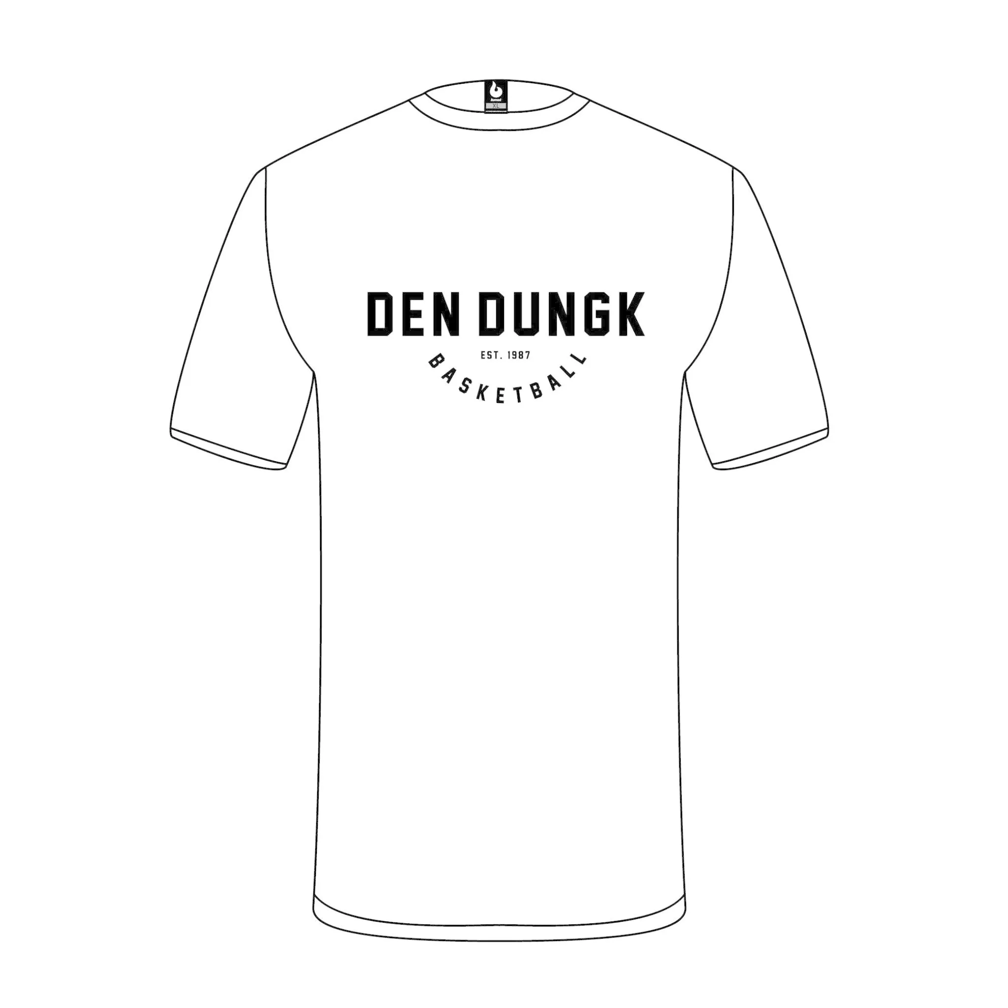 Den Dungk Shooting Shirt Wit sold by Burned Sports