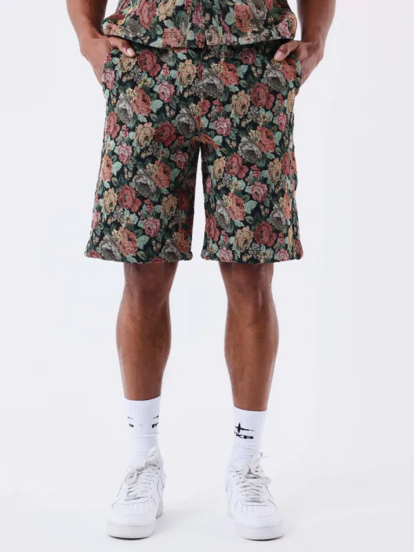 Project X Paris Floral Short Zwart made by Burned Sports