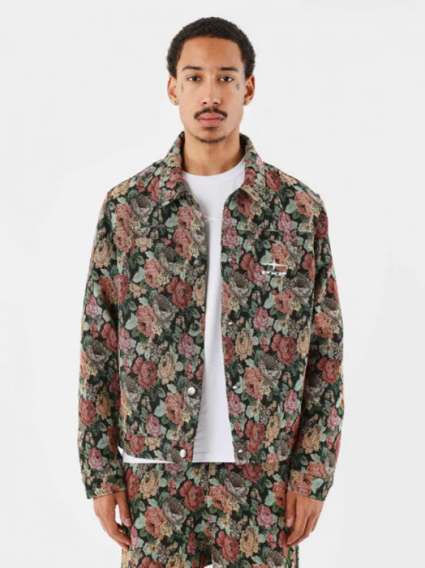 Project X Paris Floral Jacket Zwart sold by Burned Sports