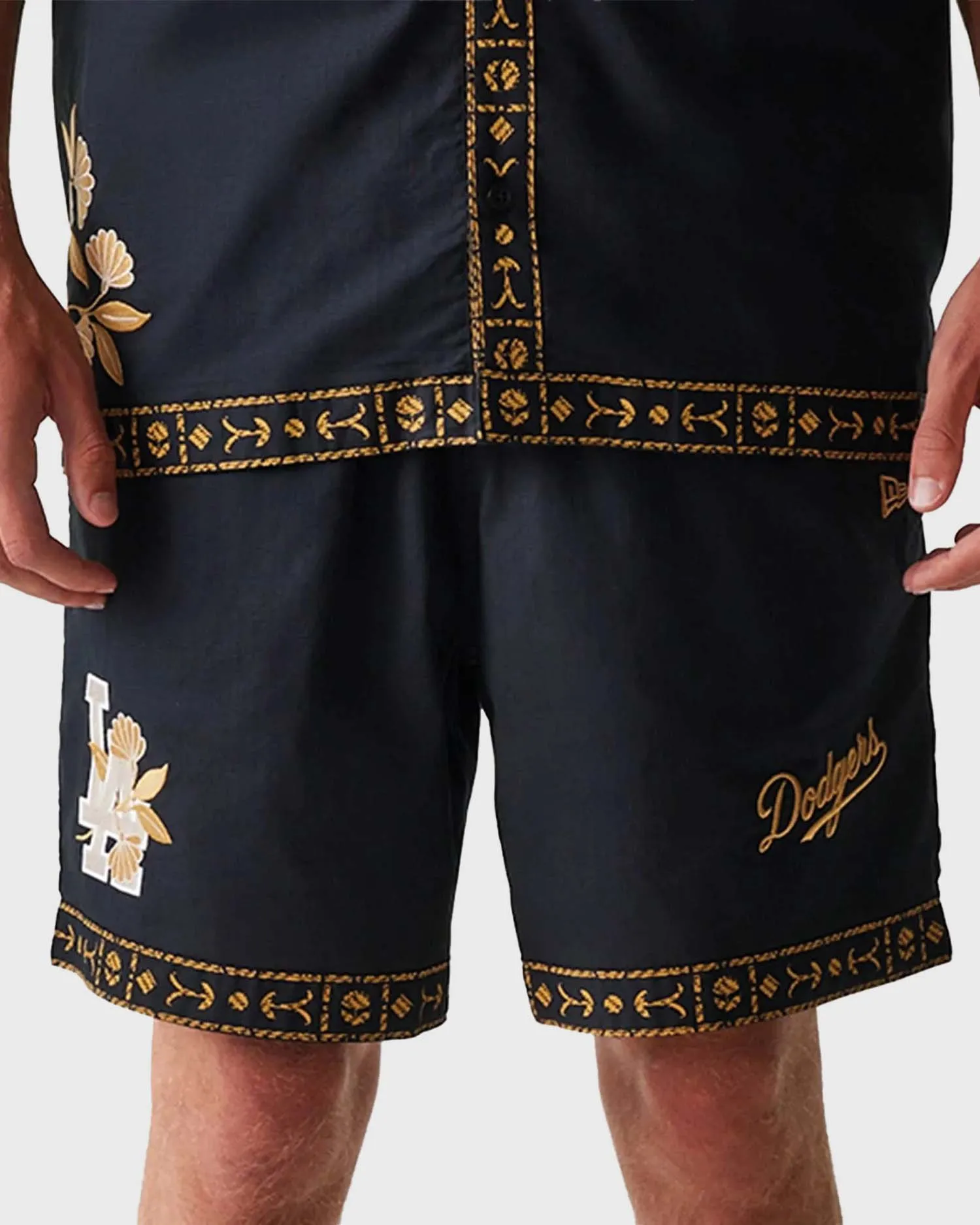 LA Dodgers Taping Shorts Black sold by Burned Sports product image thumbnail 4