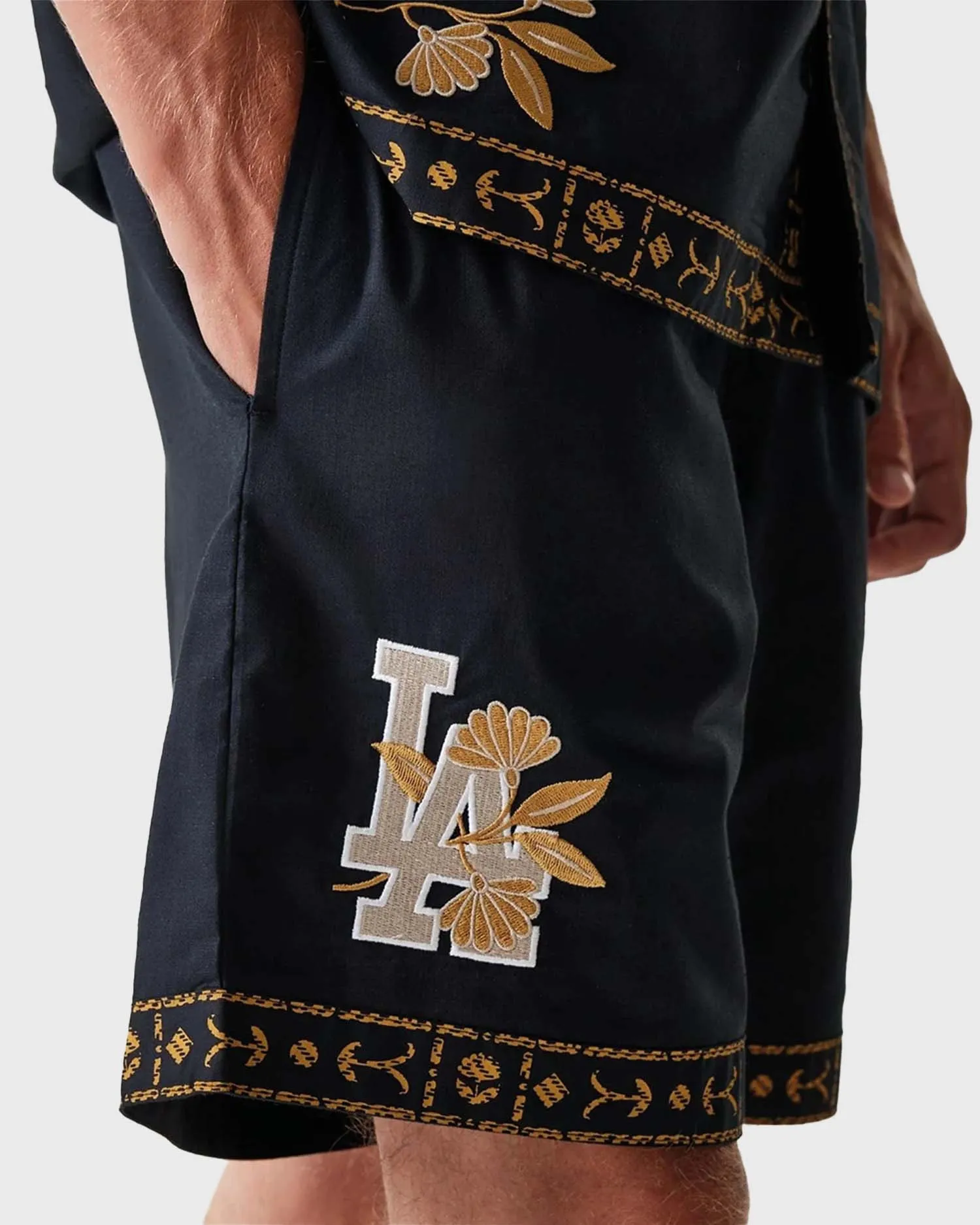 LA Dodgers Taping Shorts Black sold by Burned Sports product image thumbnail 5