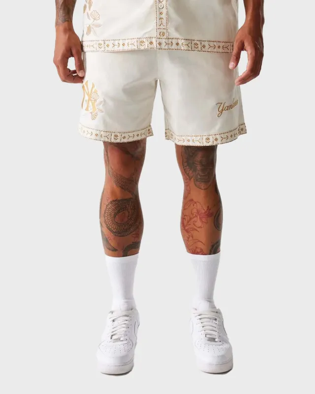 New York Yankees Taping Shorts Off White sold by Burned Sports