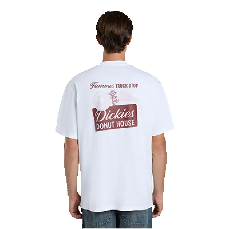 Dickies Donut House T-shirt Wit sold by Burned Sports