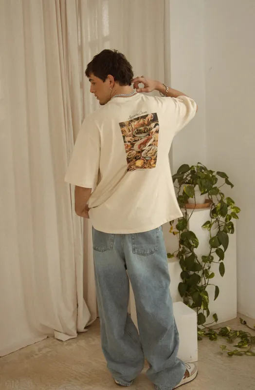 Kaotiko Luxury Chaos T-shirt Beige made by Burned Sports