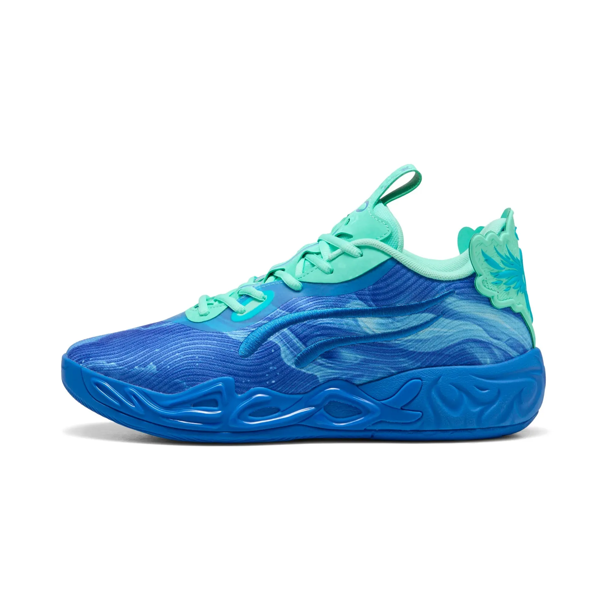 Puma MB.04 Low LaMelo Ball Basketbalschoen JR Blauw sold by Burned Sports