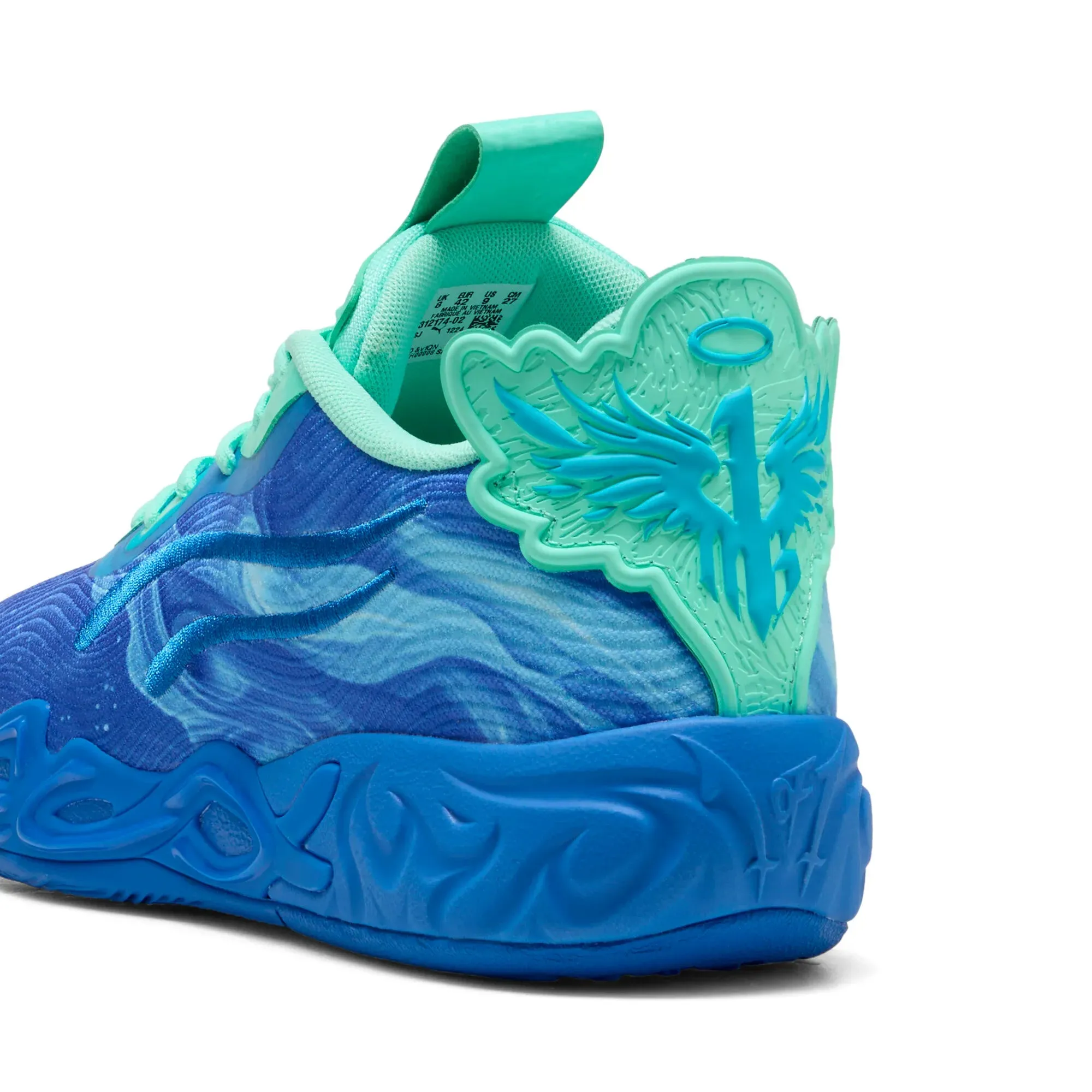 Puma MB.04 Low LaMelo Ball Basketbalschoen JR Blauw sold by Burned Sports product image thumbnail 4