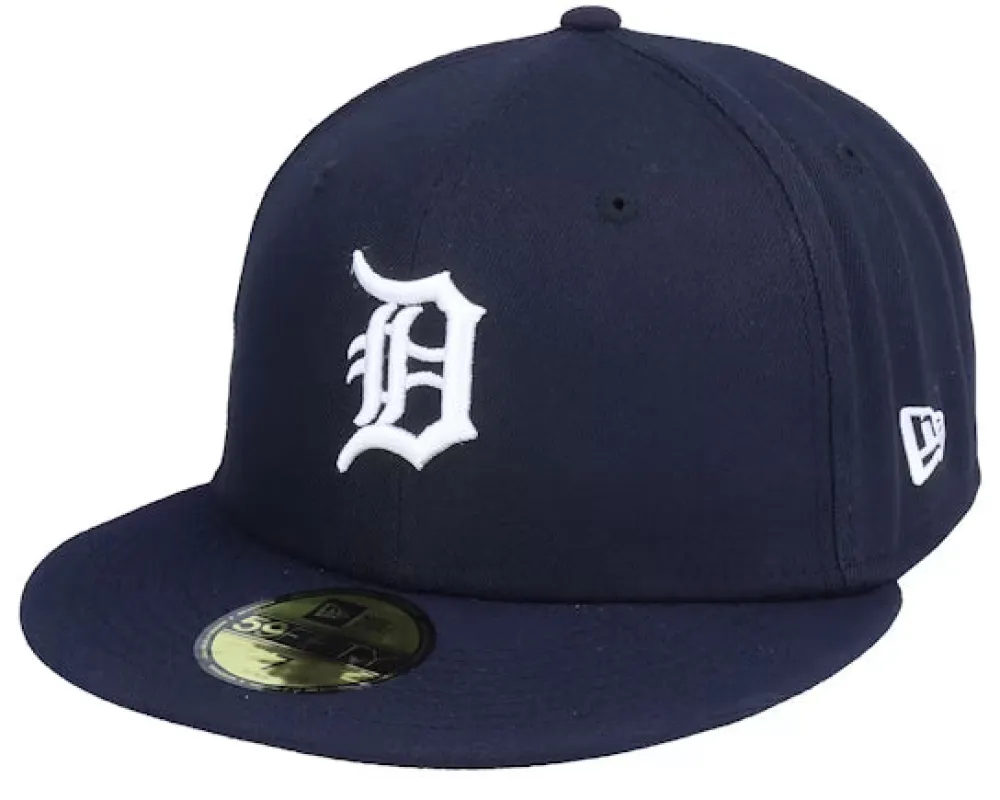New Era Detroit Tigers 59Fifty Fitted Cap Navy sold by Burned Sports