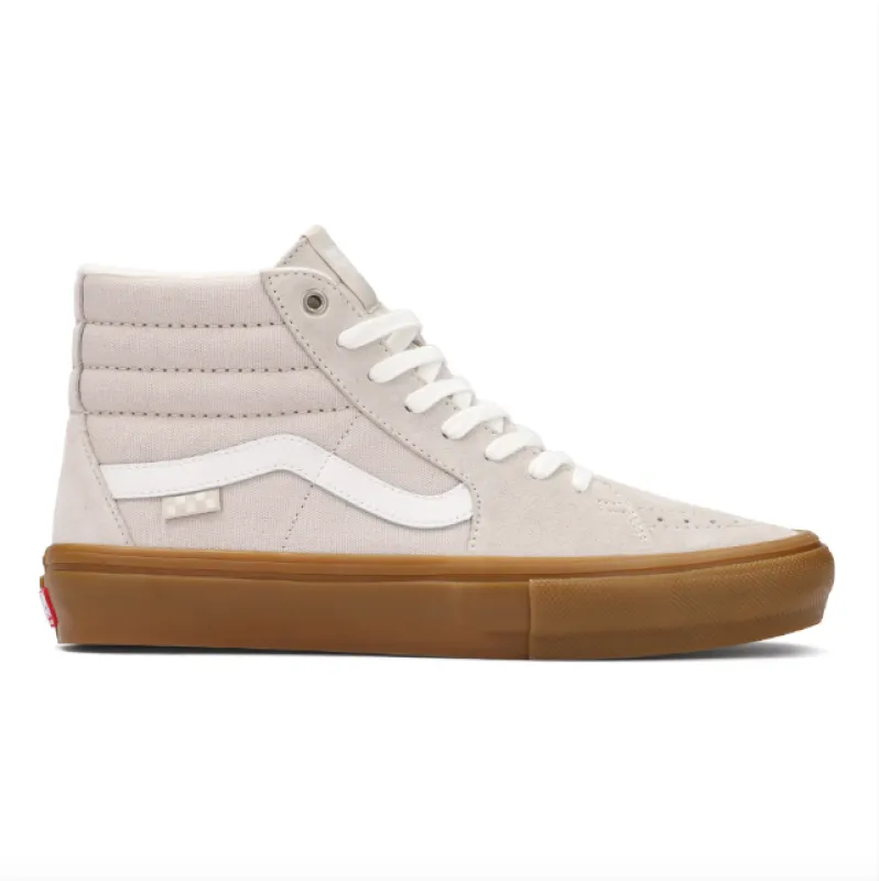 Sk8-Hi Skate Beige Gum sold by Burned Sports