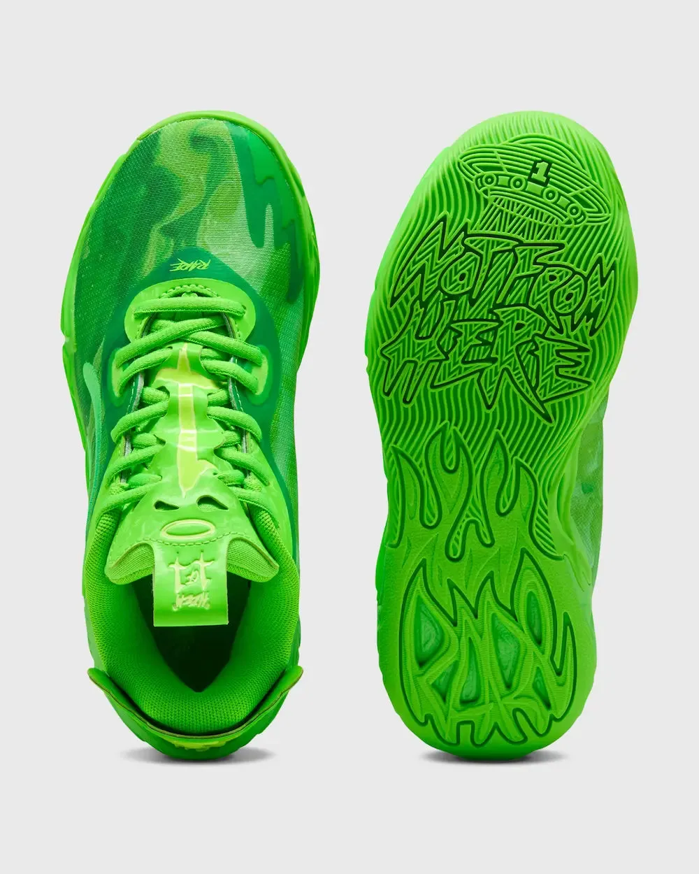 Puma MB.04 Low LaMelo Ball Basketbalschoen JR Groen sold by Burned Sports product image thumbnail 4