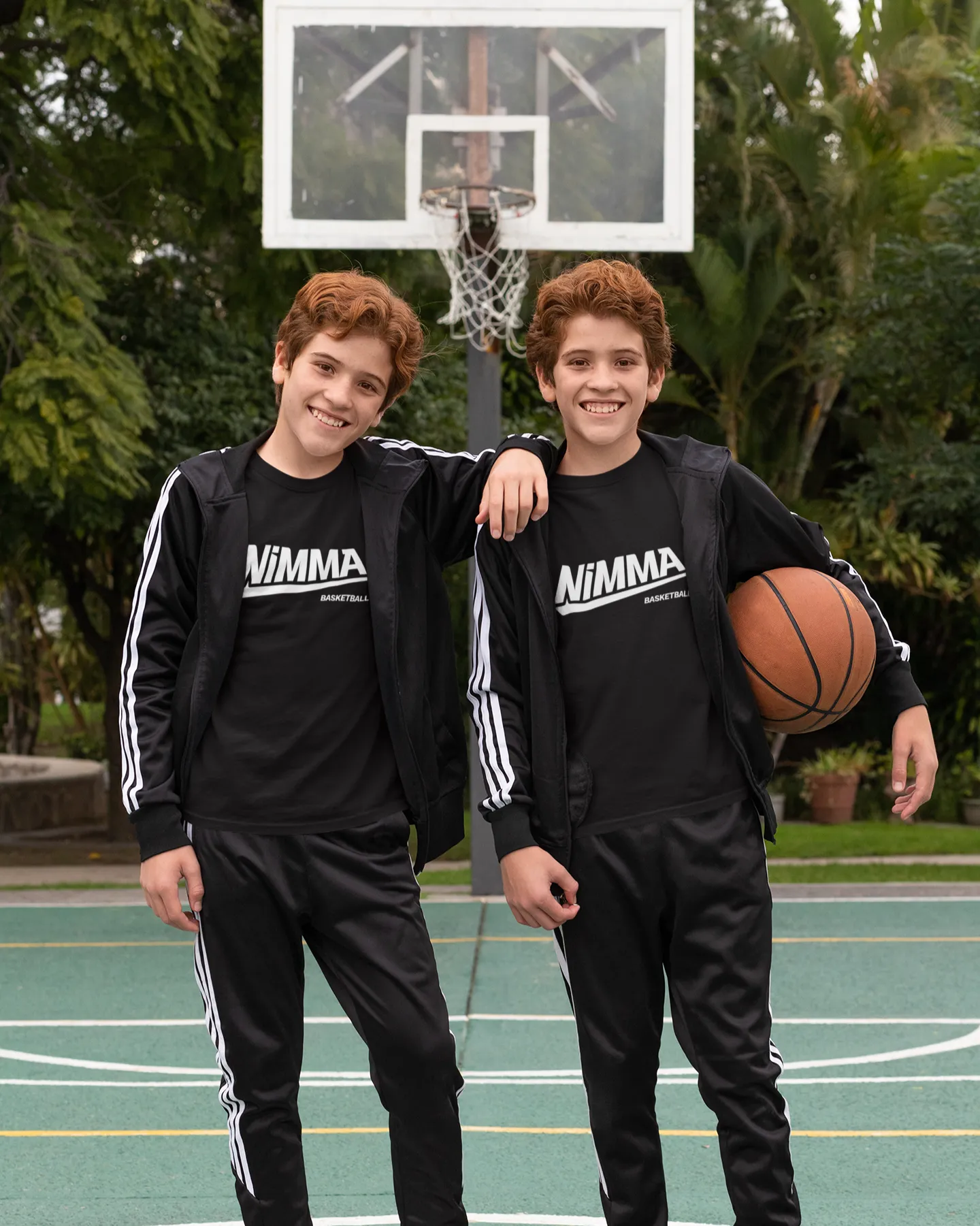 Nimma Basketball t-shirt Zwart sold by Burned Sports