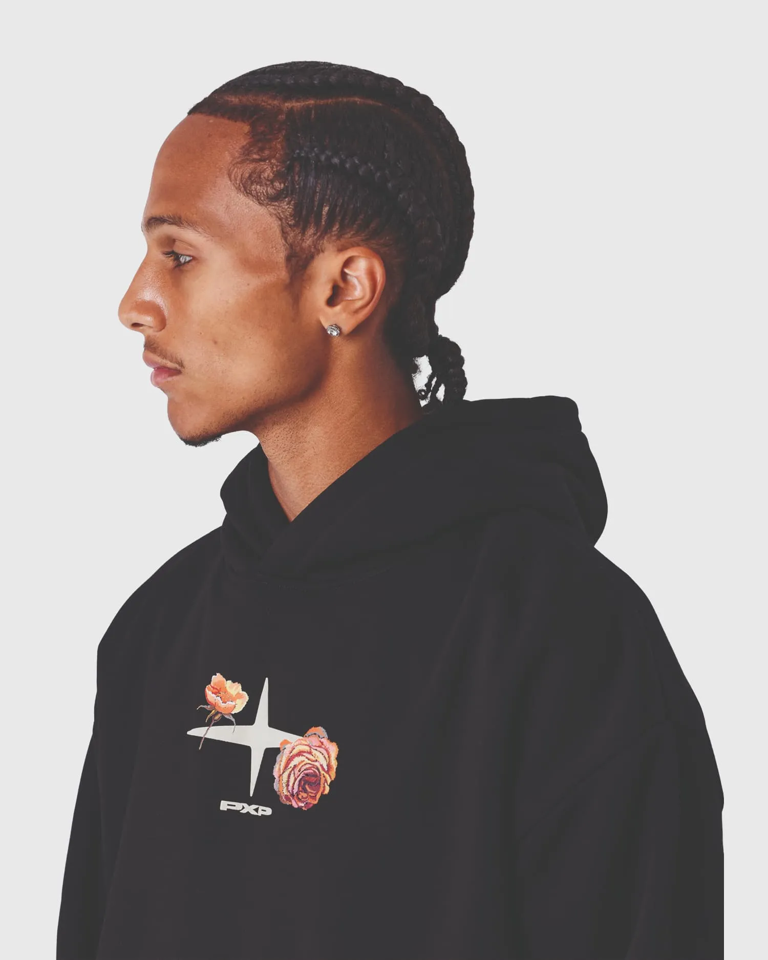 Project X Paris Gothic Roses Hoodie Zwart sold by Burned Sports product image thumbnail 4