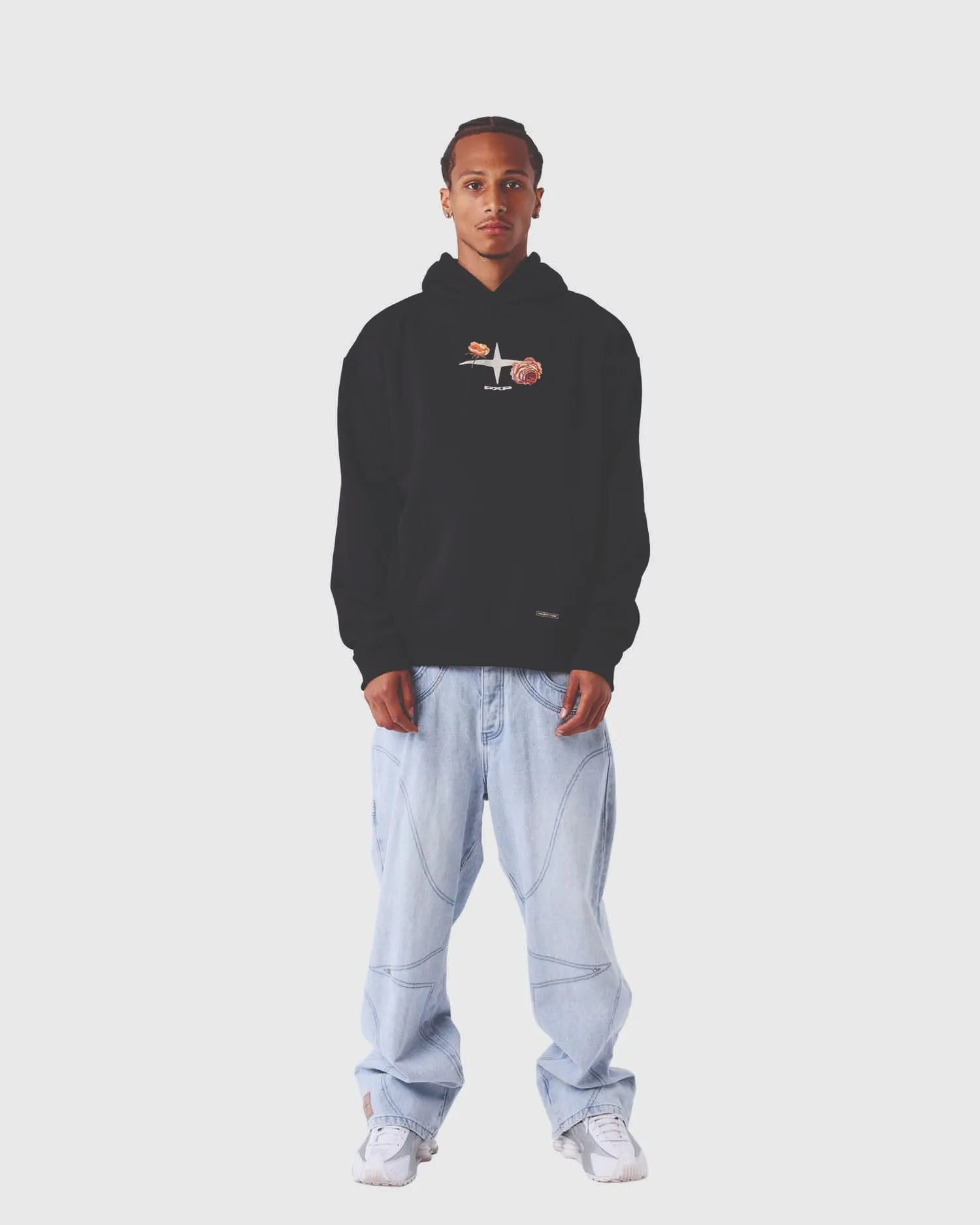 Project X Paris Gothic Roses Hoodie Zwart sold by Burned Sports product image thumbnail 5