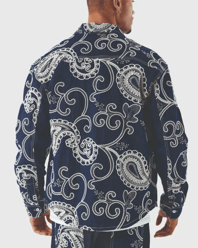 Project X Paris Bandana Jacket Donkerblauw made by Burned Sports