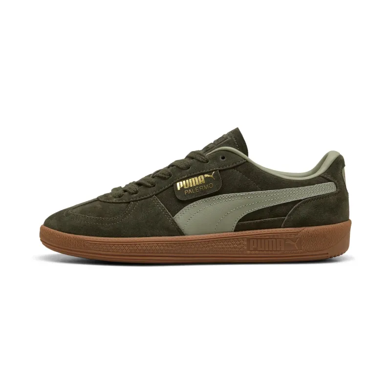 Puma Palermo Suede Unisex Sneaker Donkergroen sold by Burned Sports