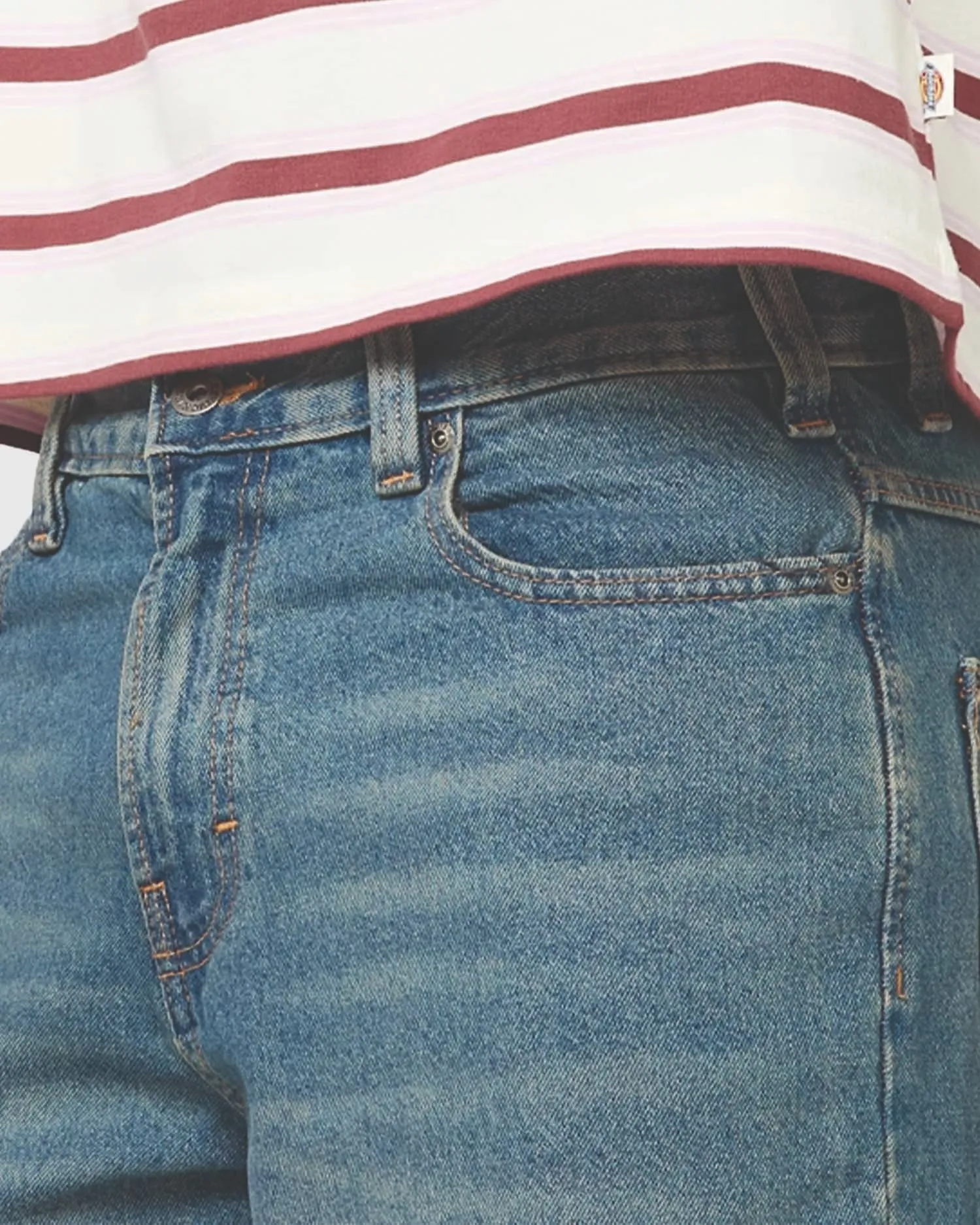 Dickies Hilham Denim Khaki sold by Burned Sports product image thumbnail 5