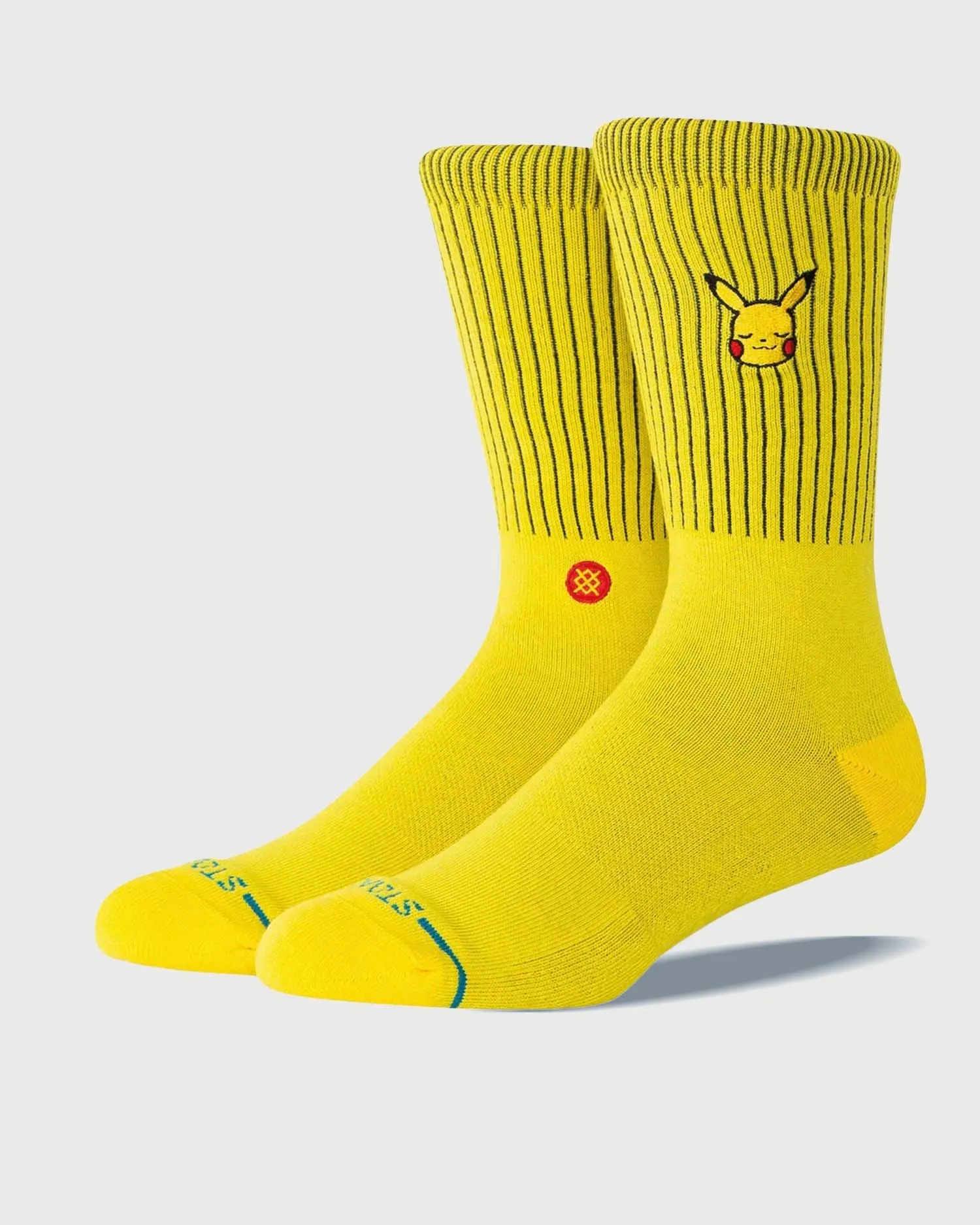 Stance Sokken Pikachu Crew Geel sold by Burned Sports