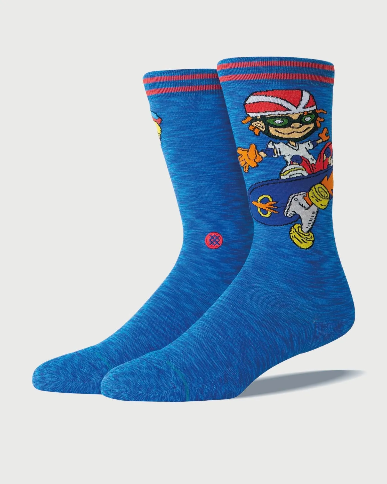 Stance Sokken Rocket Power Blauw sold by Burned Sports