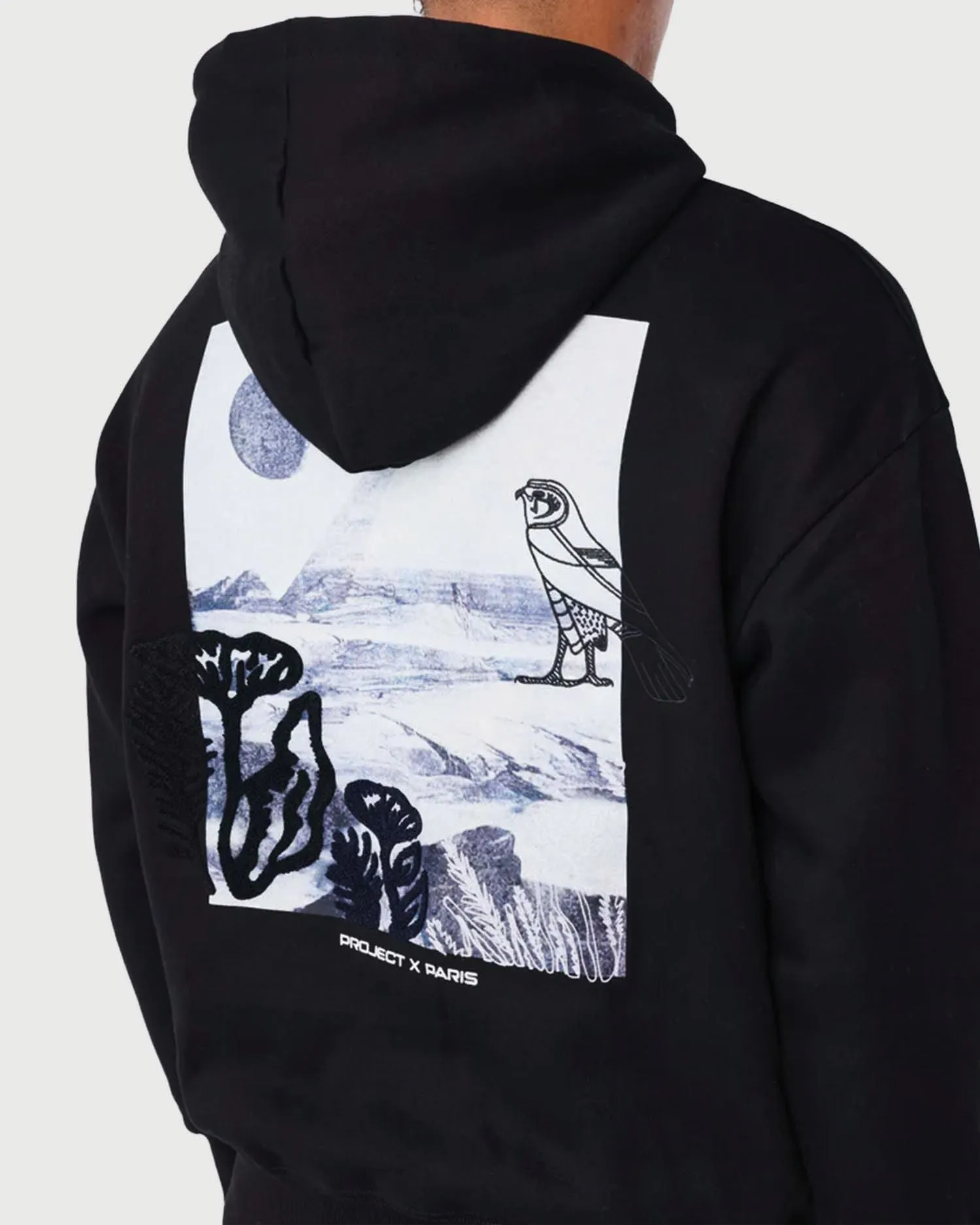 Project X Paris Hoodie Egyptian Zwart sold by Burned Sports product image thumbnail 5