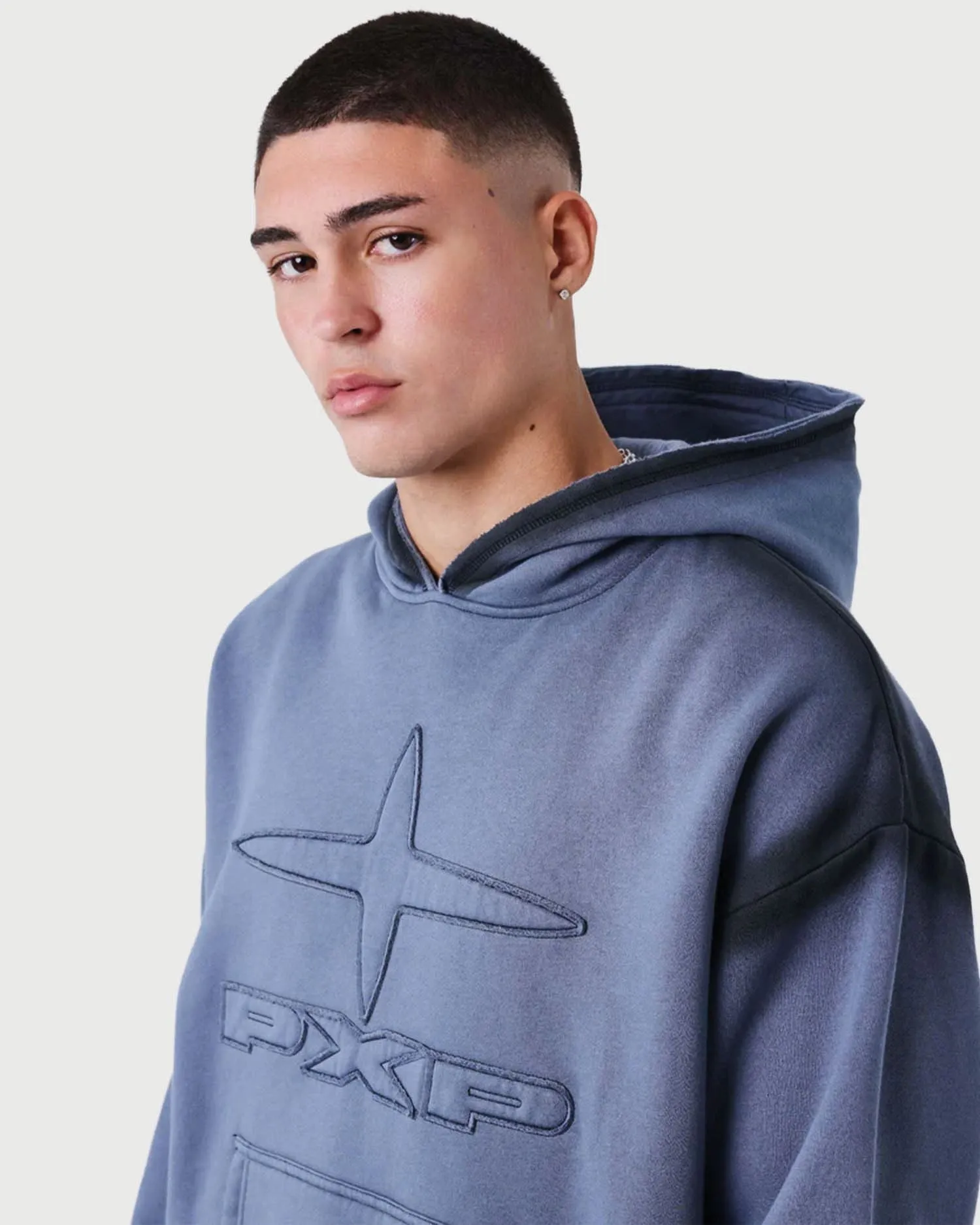 Project X Paris Faded Hoodie Blauw sold by Burned Sports product image thumbnail 3