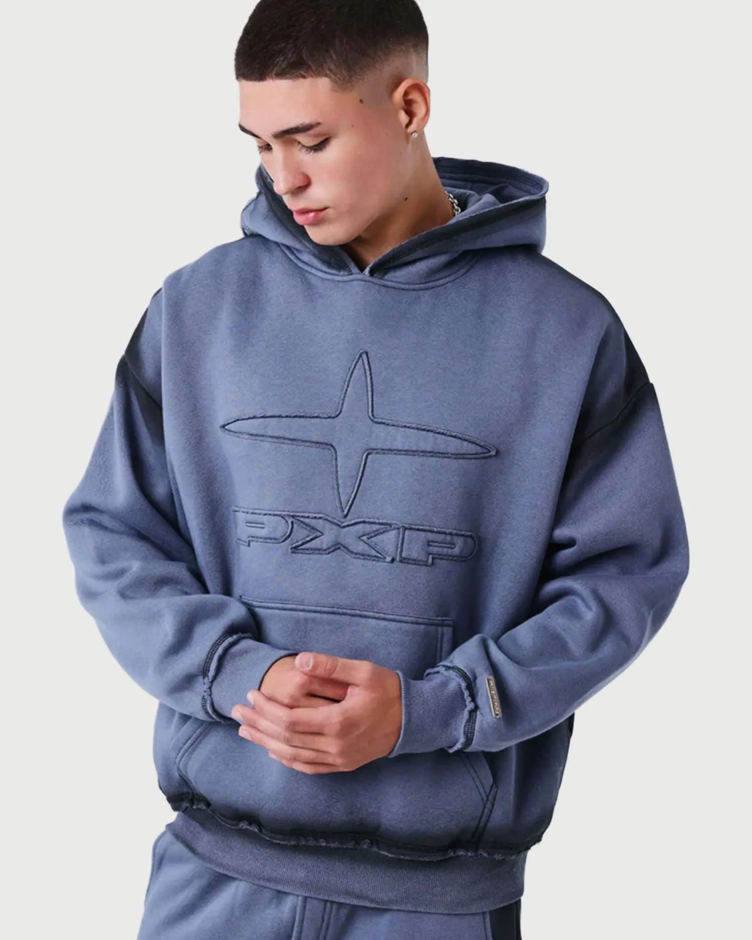 Project X Paris Faded Hoodie Blauw sold by Burned Sports