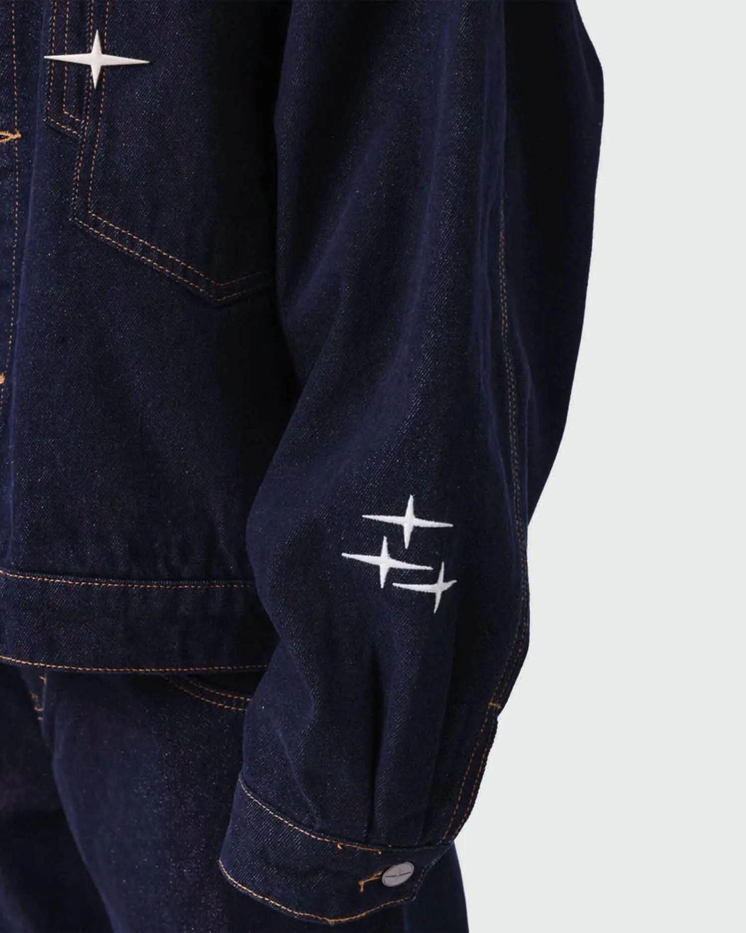 Project X Paris Dames Oversized Jacket Raw Dark Denim sold by Burned Sports product image thumbnail 3