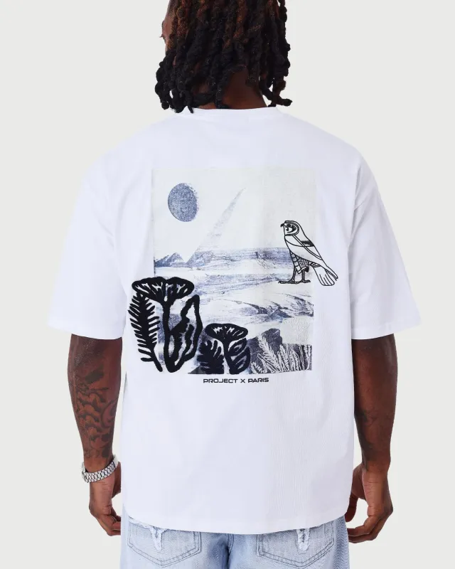 Project X Paris T shirt Brodé Wit made by Burned Sports