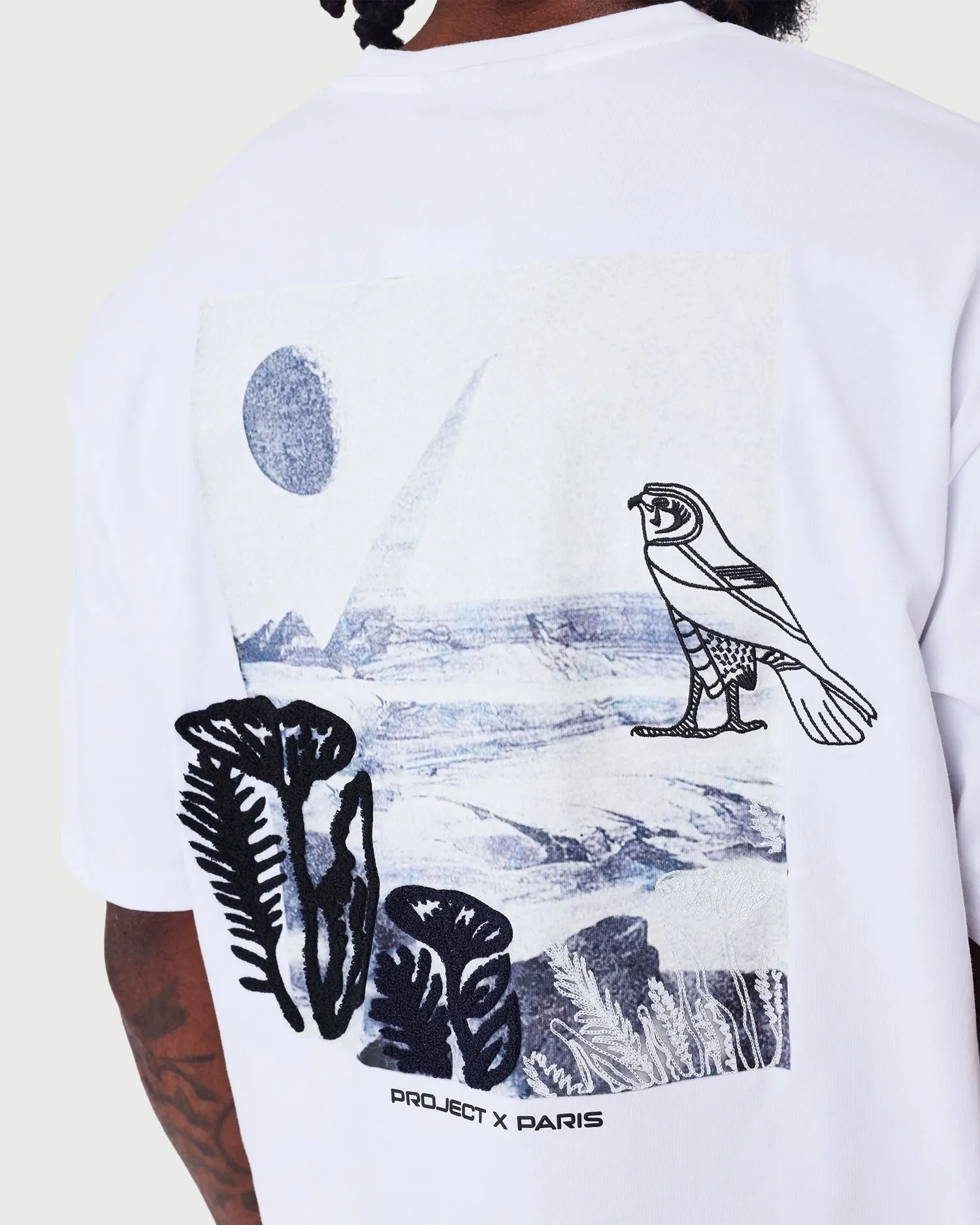 Project X Paris T shirt Brodé Wit sold by Burned Sports product image thumbnail 3