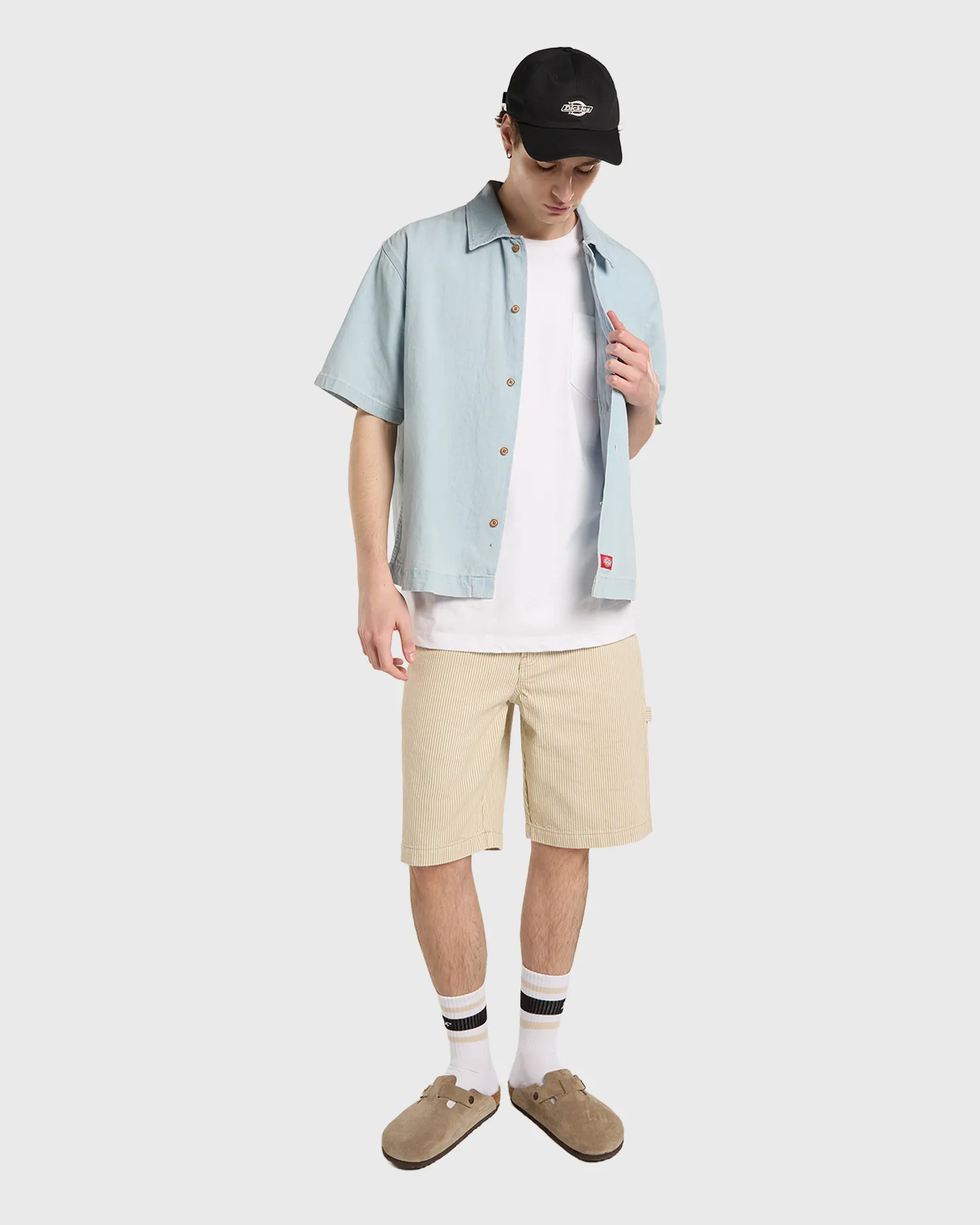 Dickies Denim Shirt SS Lichtblauw sold by Burned Sports product image thumbnail 5