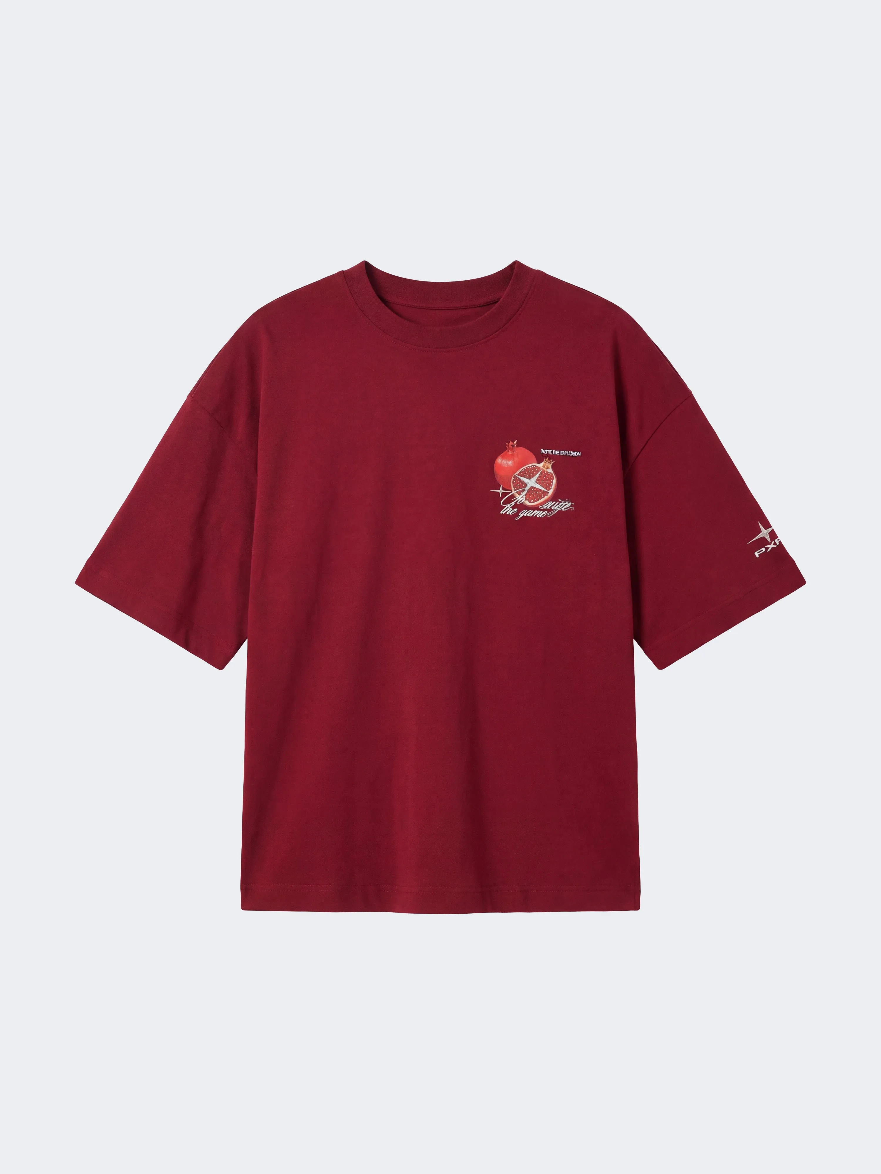 Project X Paris Pomegranate Oversized T-shirt Bordeaux sold by Burned Sports