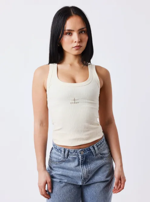 Project X Paris Dames Tank-Top Beige sold by Burned Sports