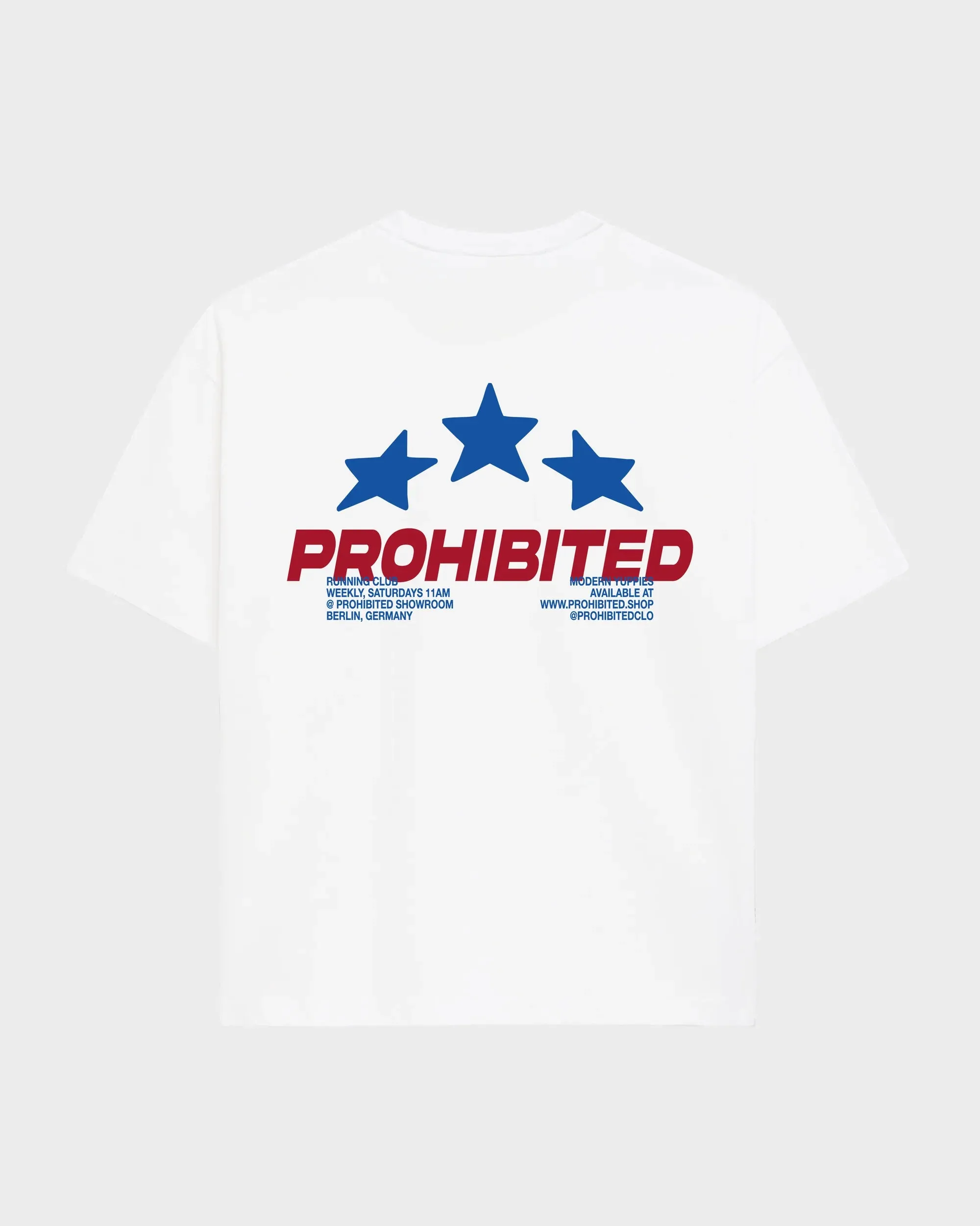 Prohibited Running Club Tee Wit sold by Burned Sports
