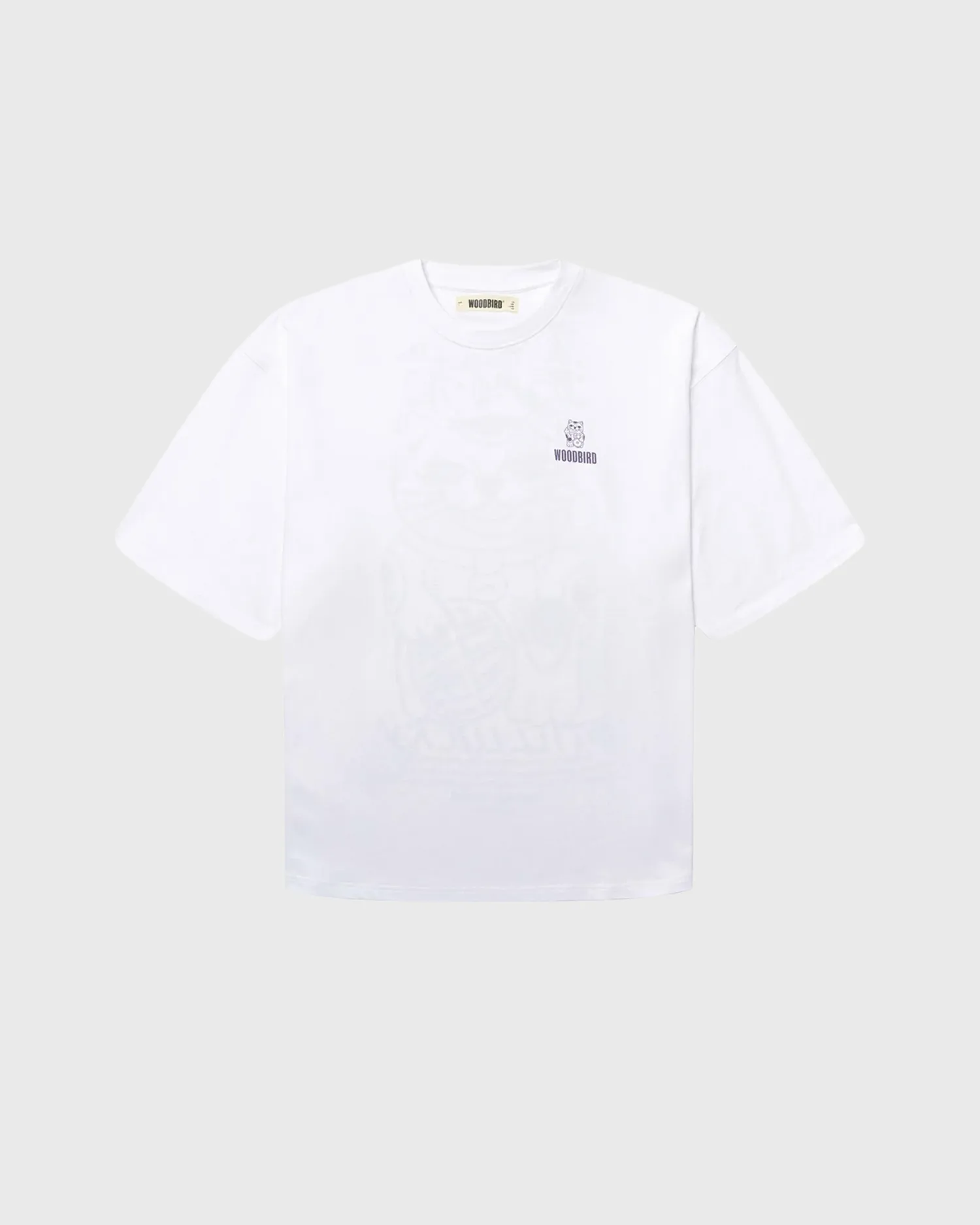 Woodbird Beam Lucky Tee Wit sold by Burned Sports
