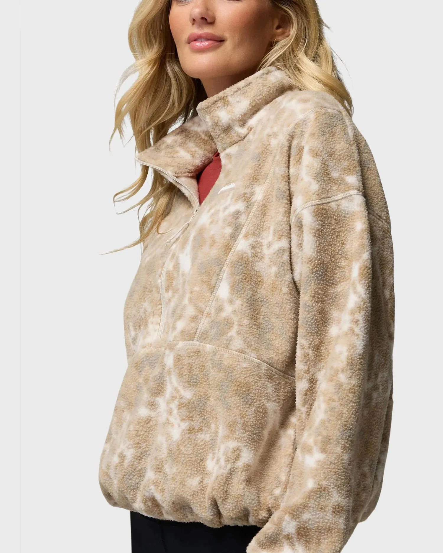 Columbia Timber Meadow MTR Printed Fleece Half Zip Dames Zand sold by Burned Sports product image thumbnail 3