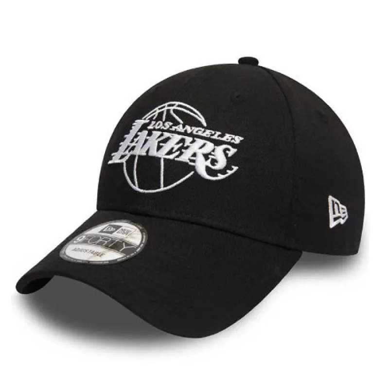 Los Angeles Lakers 9forty Cap Zwart Wit sold by Burned Sports