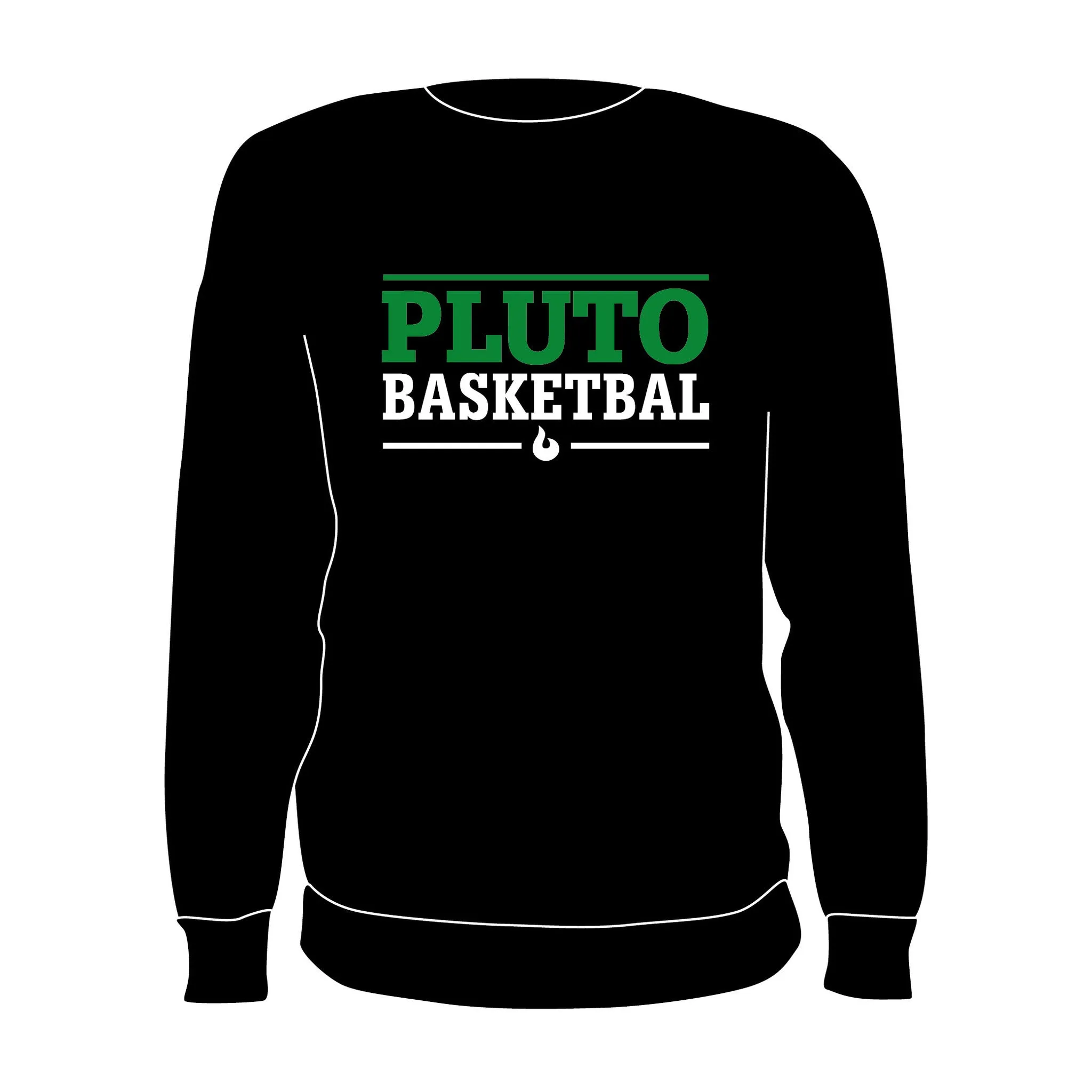Pluto Wageningen Crewneck Zwart sold by Burned Sports