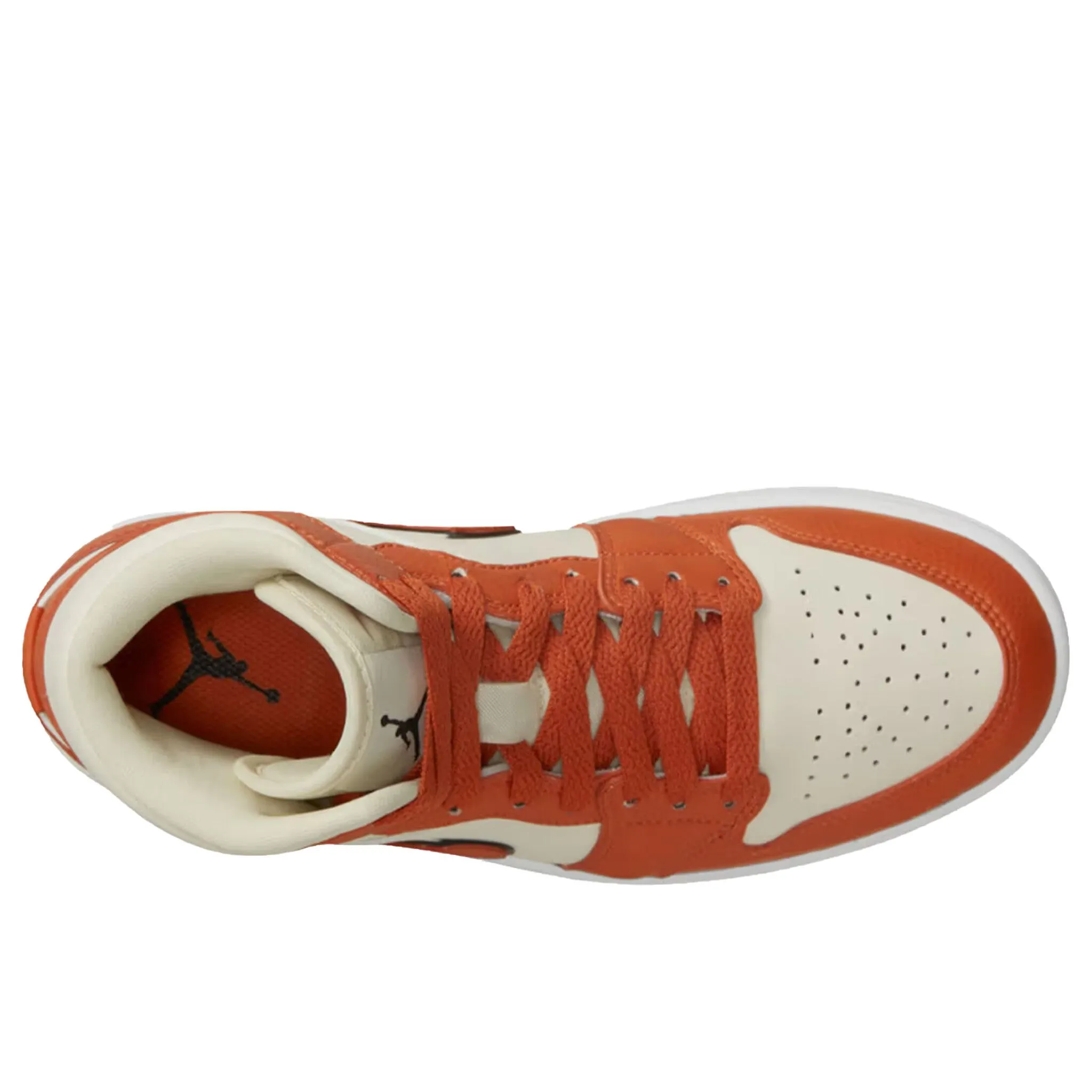 Air Jordan 1 Mid Coconut Milk Orange sold by Burned Sports product image thumbnail 3