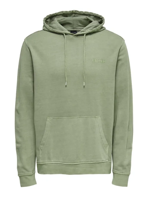 Regulair Hoodie Oil Green sold by Burned Sports