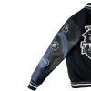Varsity Panther Jacket Zwart Wit sold by Burned Sports