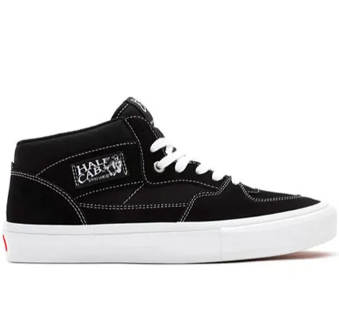 Skate Half Cab Zwart Wit sold by Burned Sports