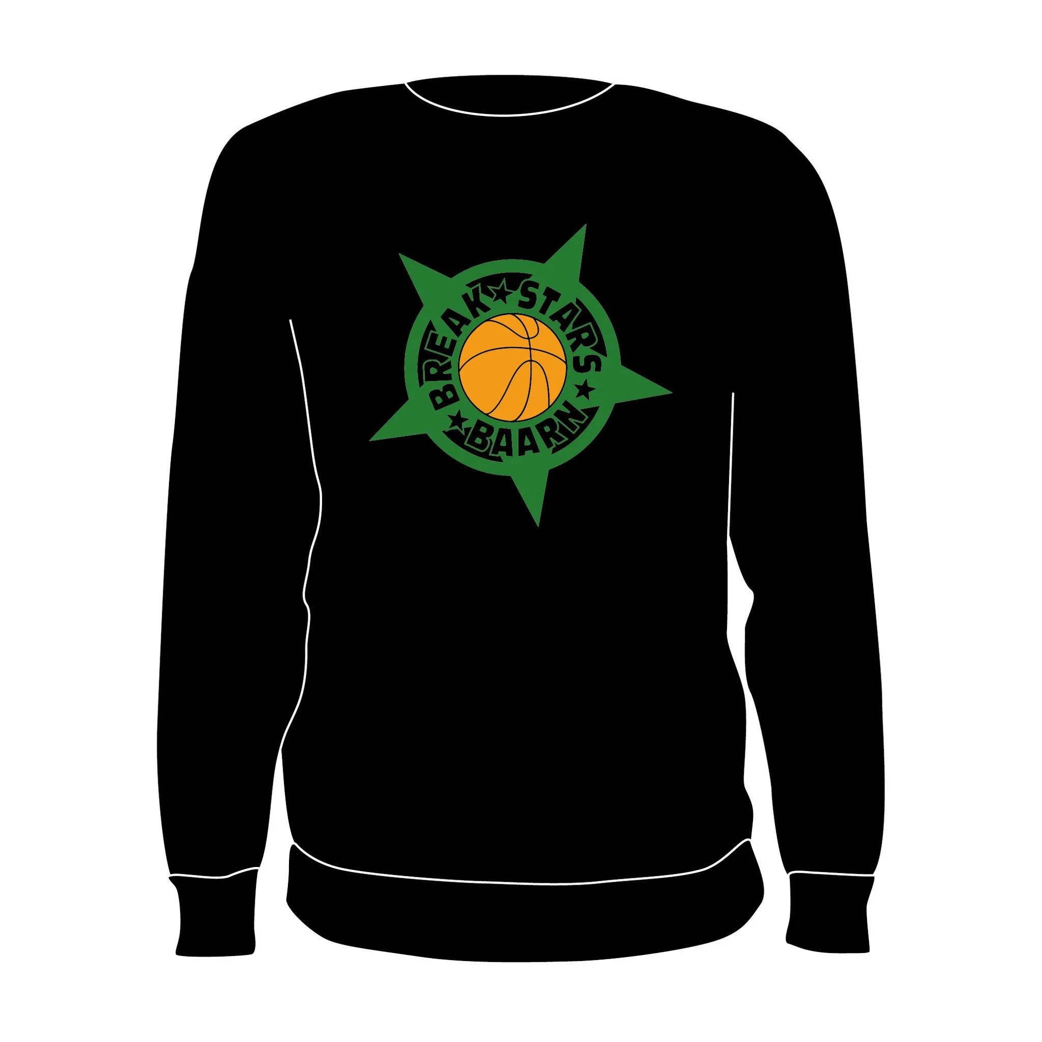 Breakstars Baarn Crewneck Logo Zwart sold by Burned Sports