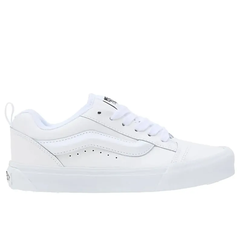Knu Skool Leather True White sold by Burned Sports
