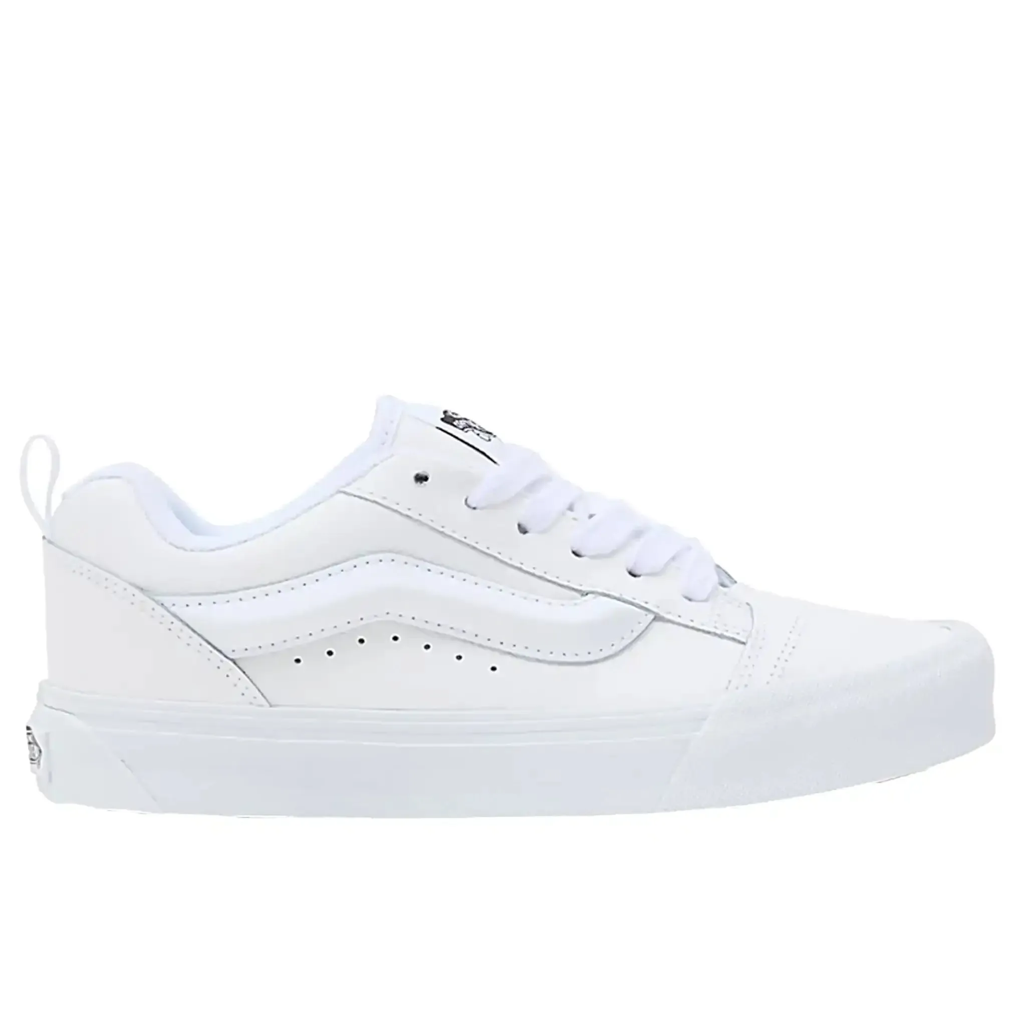 Knu Skool Leather True White sold by Burned Sports