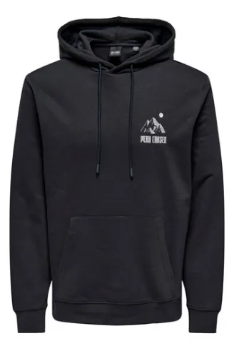 Carl Mountain Sweat Hoodie Navy sold by Burned Sports