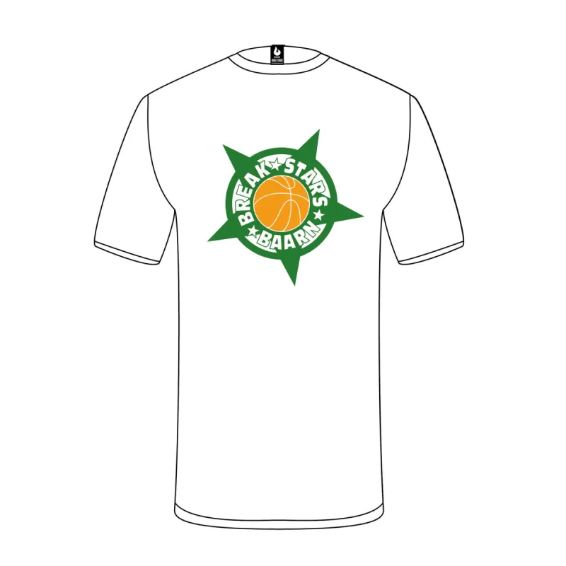 Breakstars Baarn Shootingshirt Logo Wit sold by Burned Sports