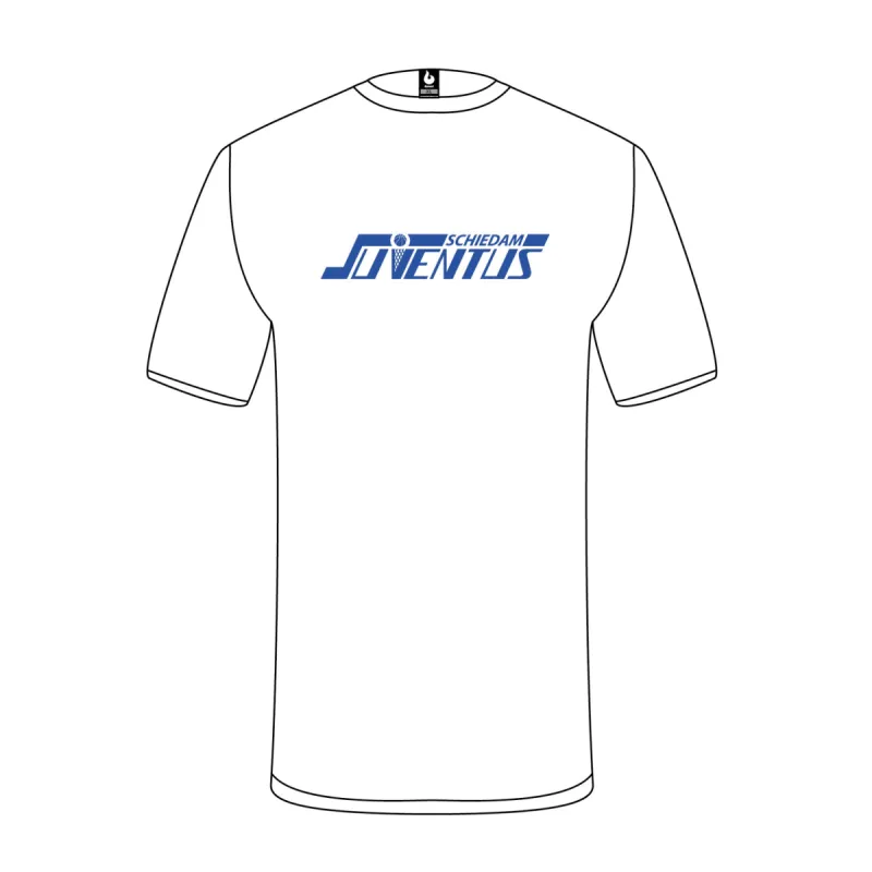 S.B.V. Juventus t-Shirt Logo Wit sold by Burned Sports
