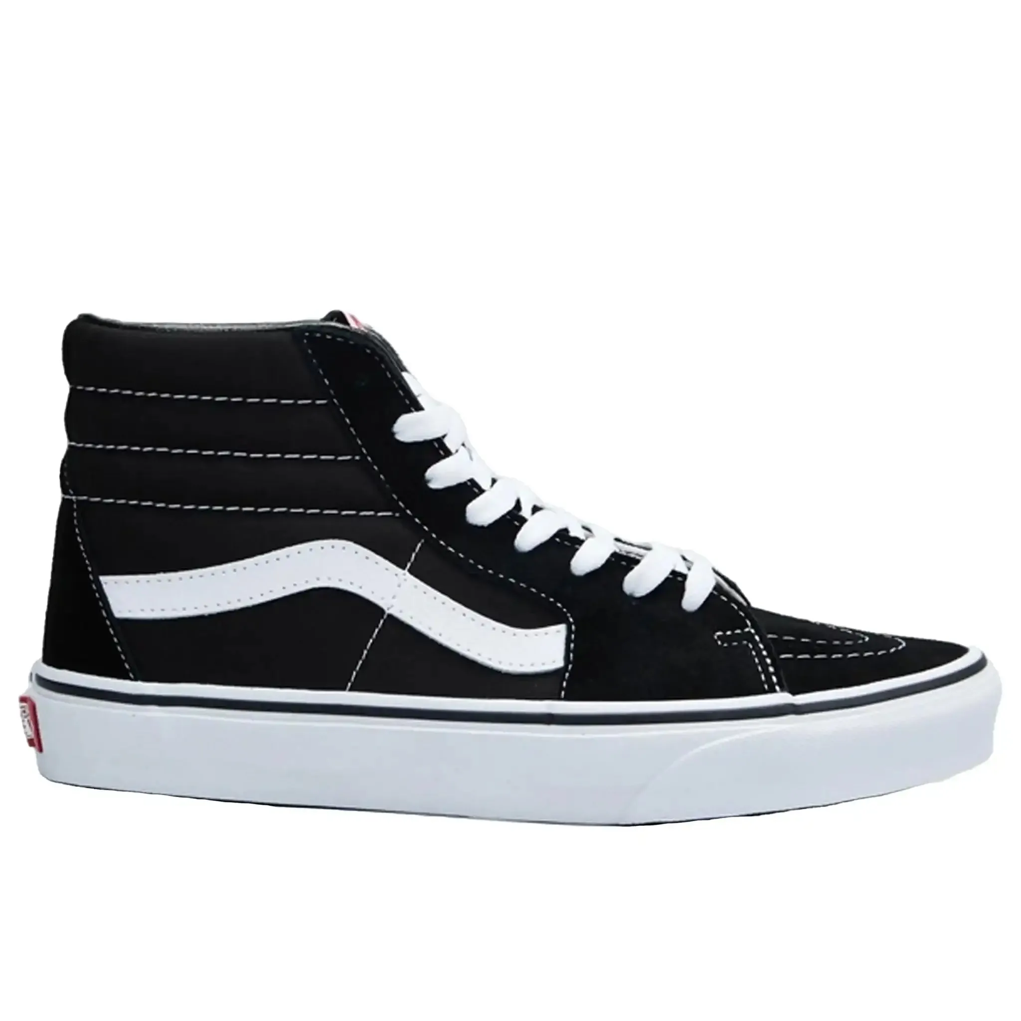 Sk8-HI Zwart Wit sold by Burned Sports