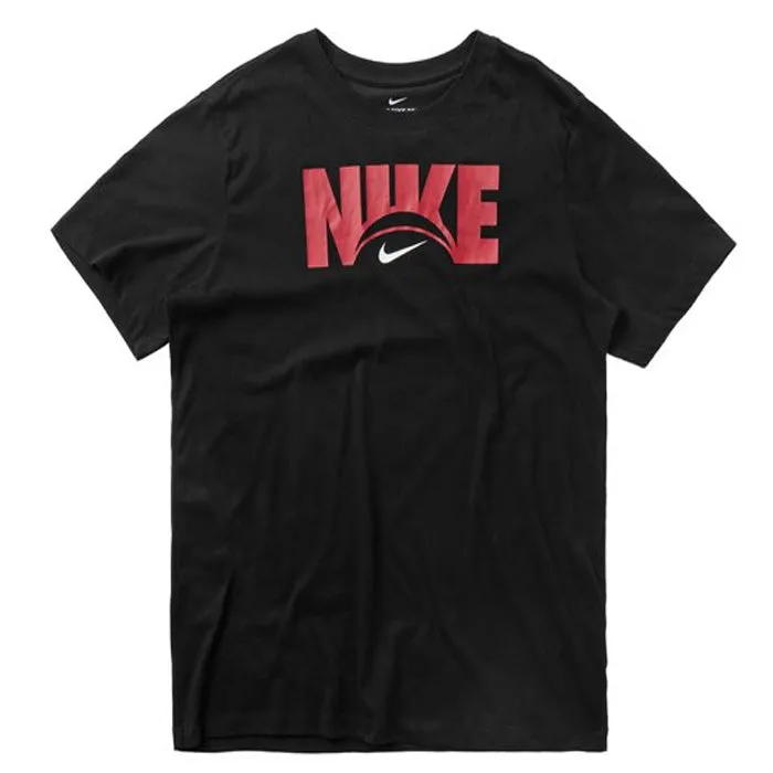 Nike Basketbal Dri-Fit Logo T-shirt Zwart Rood sold by Burned Sports