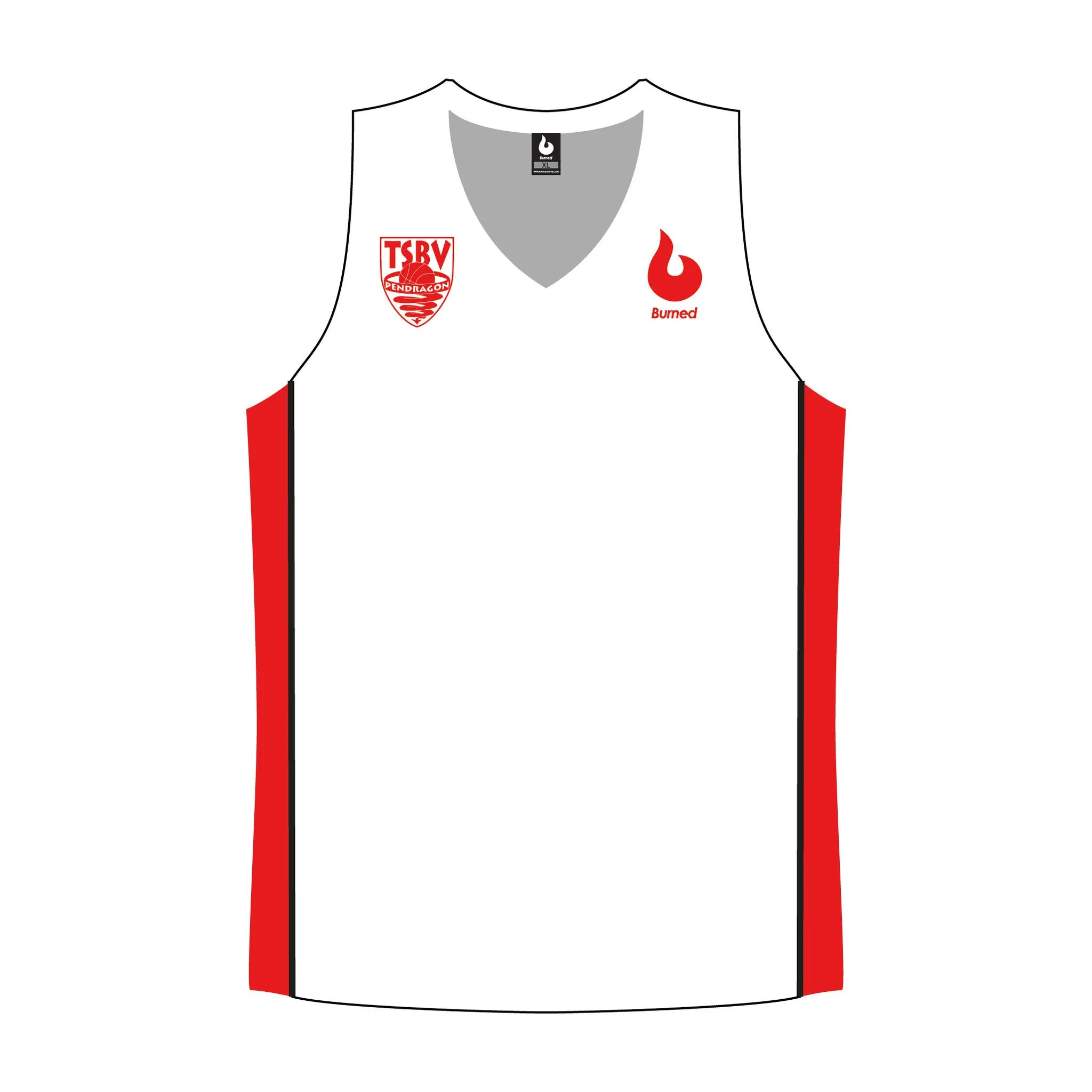T.S.B.V. Pendragon Reversible Trainings Jersey sold by Burned Sports product image thumbnail 2