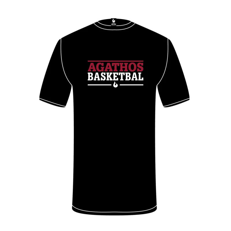 B.C. Agathos T-shirt Zwart Tekst sold by Burned Sports